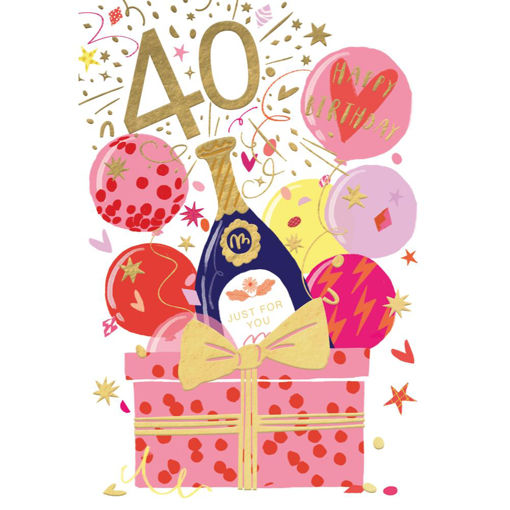 Picture of 40 HAPPY BIRTHDAY JUST FOR YOU